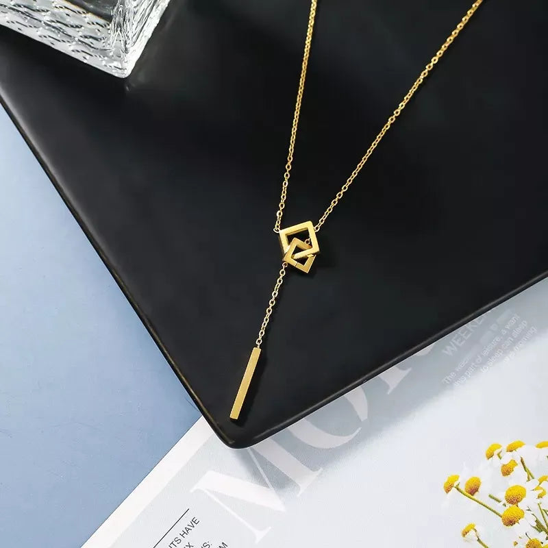 Collier Tendance en Acier Inoxydable pour Femmes